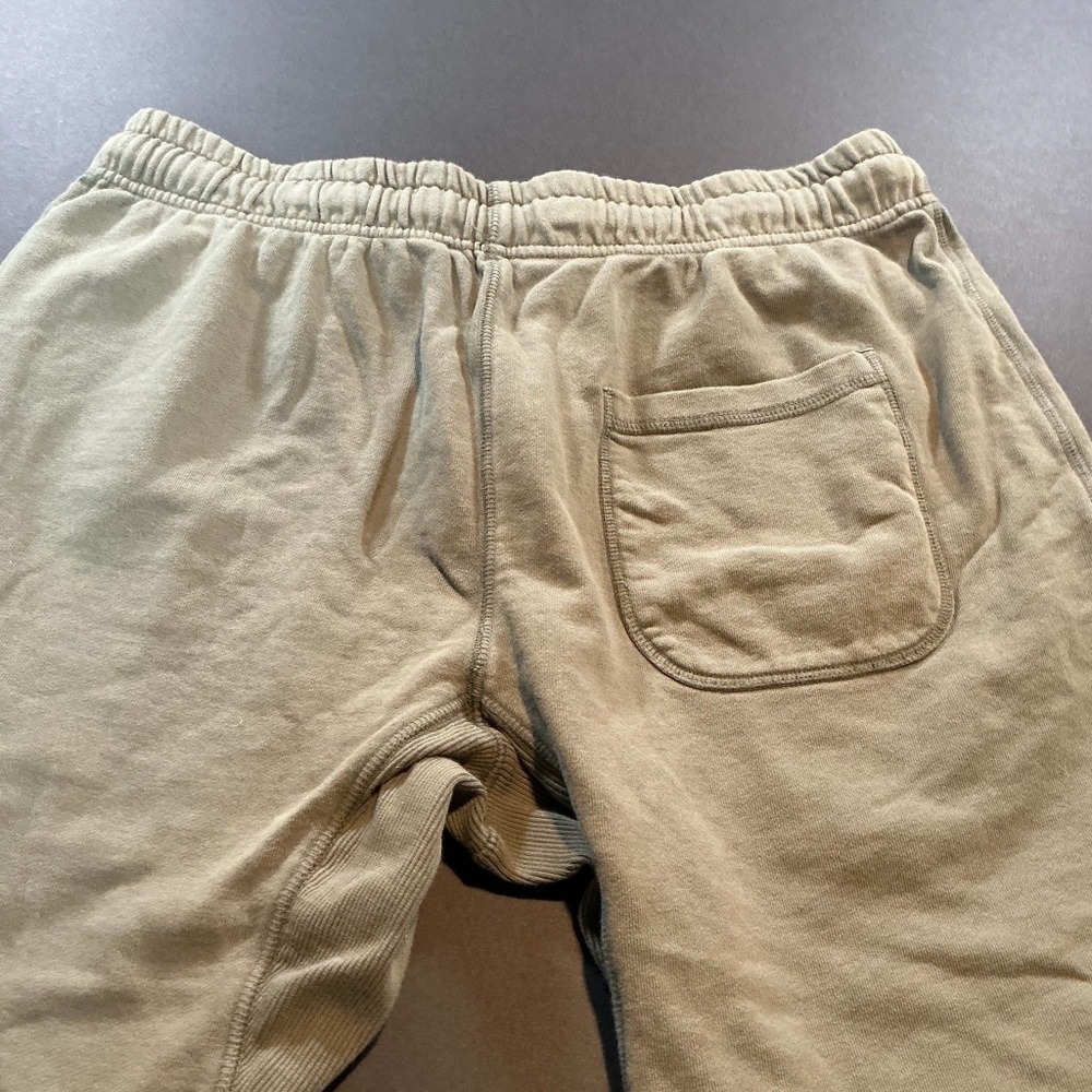 Boys Lie Angel Embroidered Sweat Shorts Olive Green Size M - Picture 2 of 7
